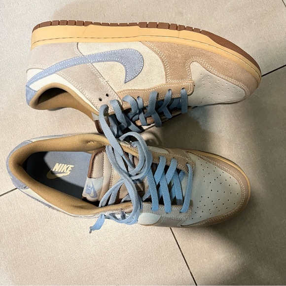 Nike Men's Dunk Low Sanddrift Armory Blue - Picture 4 of 12